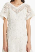 EMBROIDERED LINEN DRESS