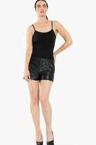 Simio Deluxe Leather Shorts