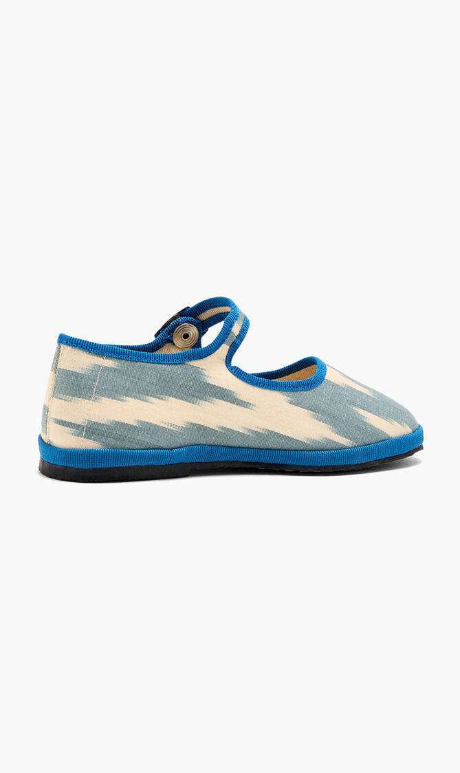 Ikkat Bambina Mary Jane Shoes