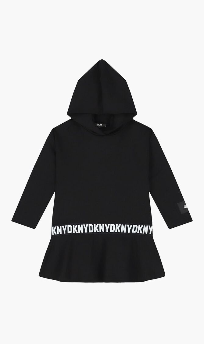 Logo Hooded Dress