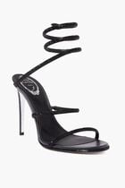 CLEO - BLACK SATIN-LAMBJET STRASS