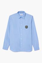 Striped Cotton Poplin Long-Sleeve Shirt