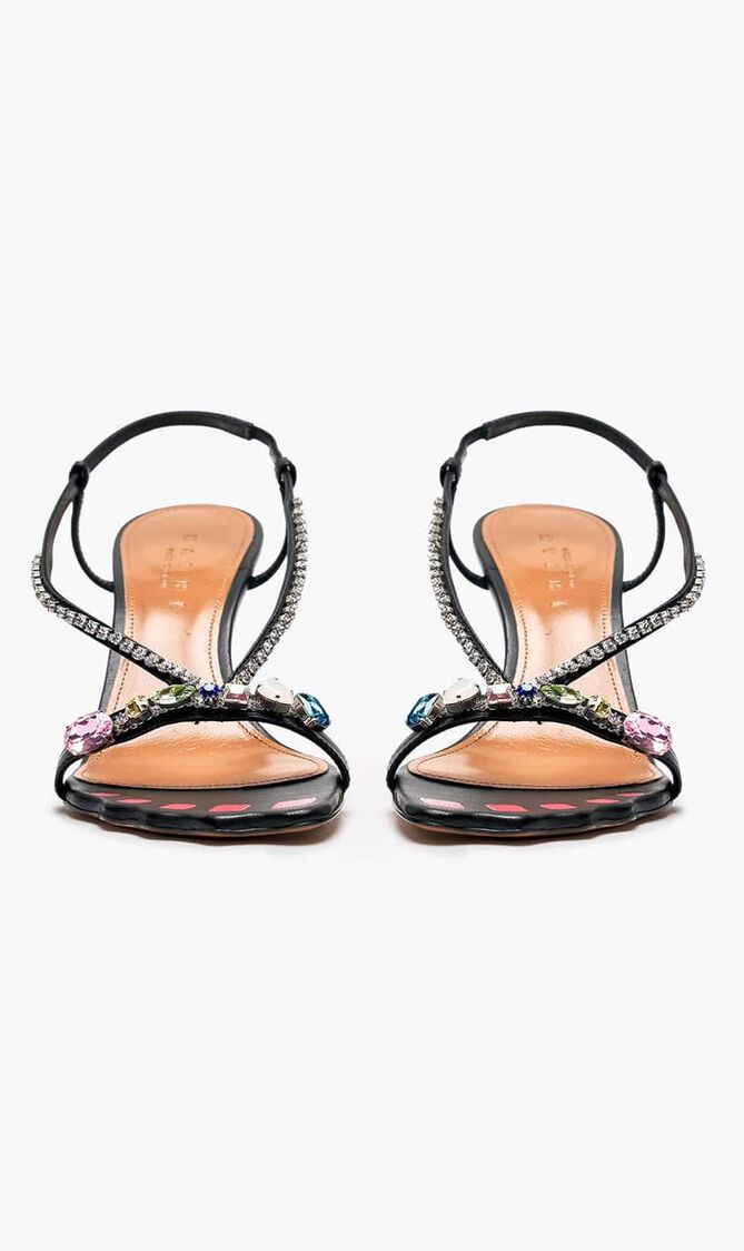 Leather Jewel Sandals
