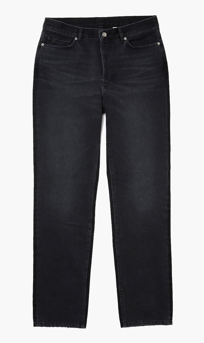 Belted Zip Closure Jeans