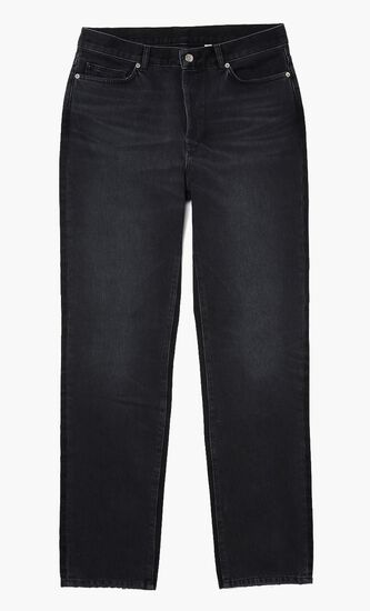 Belted Zip Closure Jeans