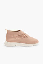 SWAROVSKI CRYSTALS EMBELLISHED SPEED SOCK SNEAKER