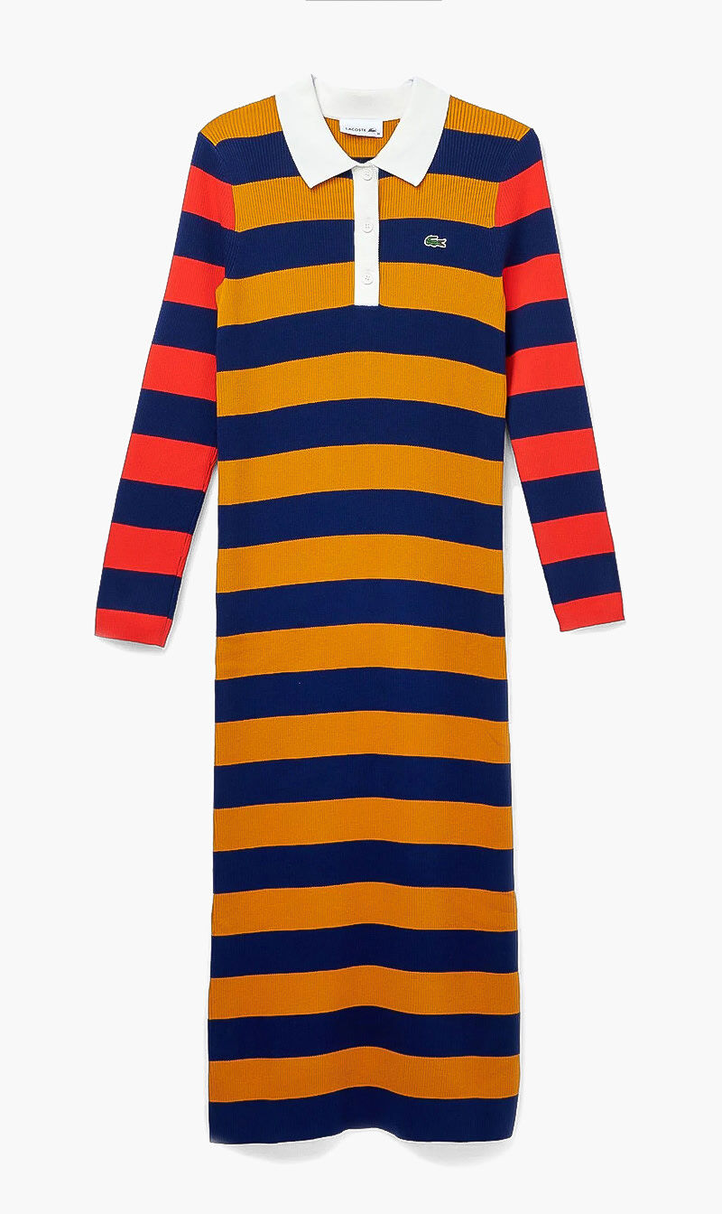 Lacoste striped polo dress online
