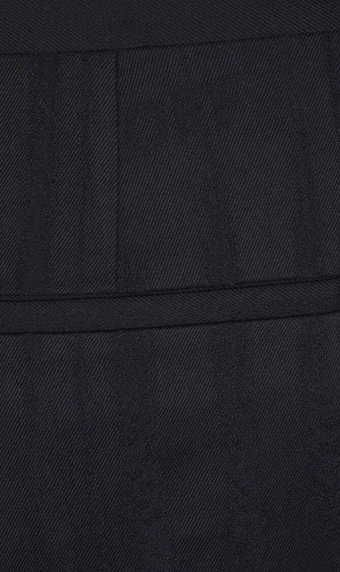 SHIBORI JACQ SLIM PANT BLACK NO COLOR