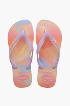Printed Thong-Strap Flip-Flops