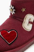 BOOT VELVET AND PATCHES