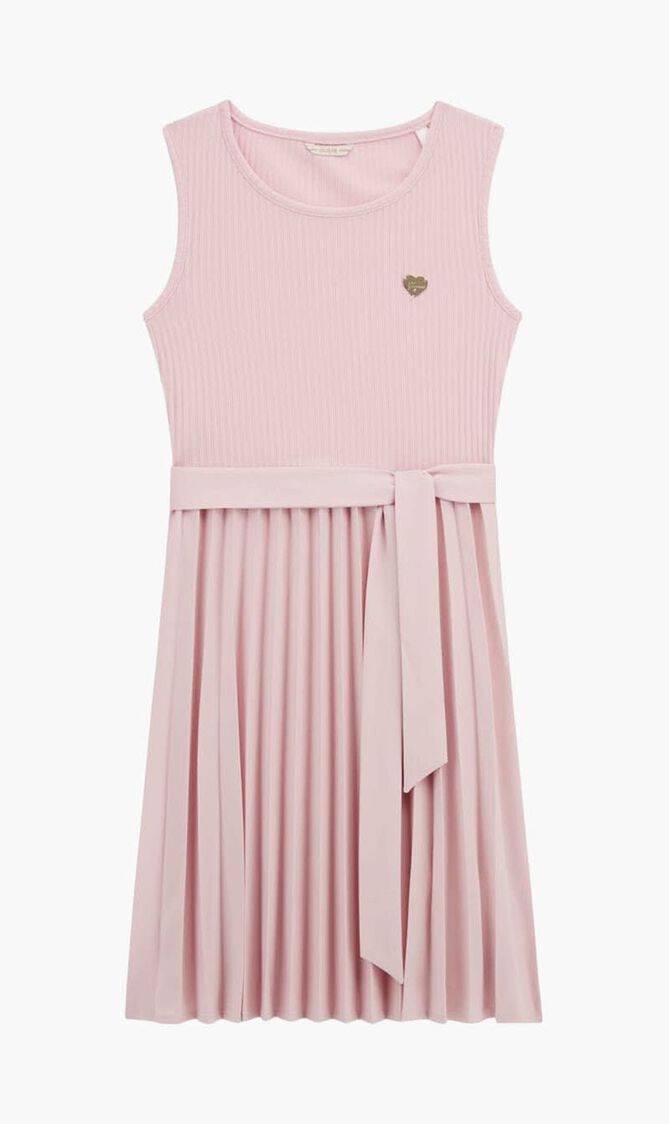 SL PLEATED DRESS W B