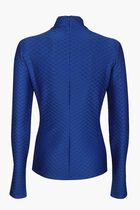 Texture Mock Neck Top