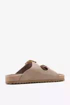SUEDE BIO SANDAL WITH PLASTIC