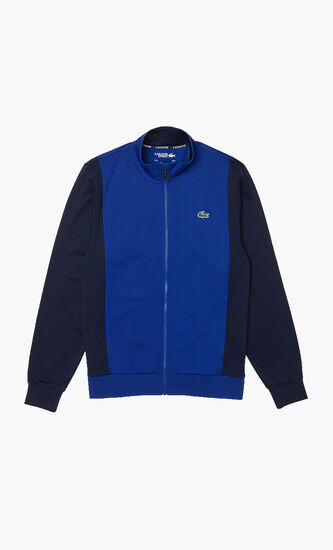Bi Color Pique Sweatshirt
