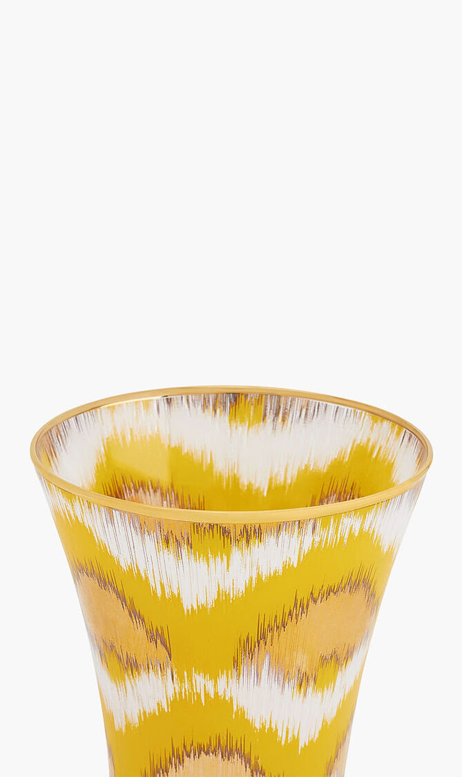 Ikat Drinking Glass