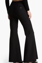 Double Knit Crepe Flared Pants