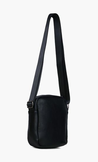 Zipper Leather Crossbody Bag