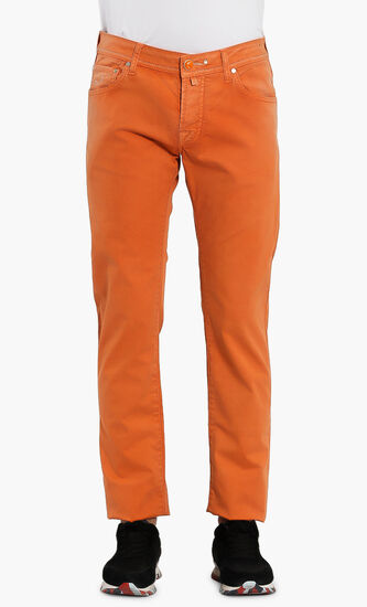 Button Fly Tailored Jeans