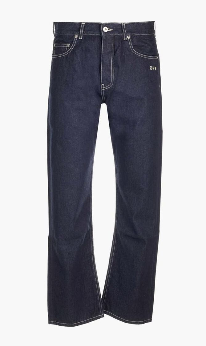 OFF EMB SKATE JEANS SIERRA LEONE BEIGE