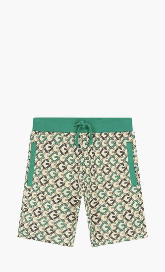 Printed Activewear Shorts