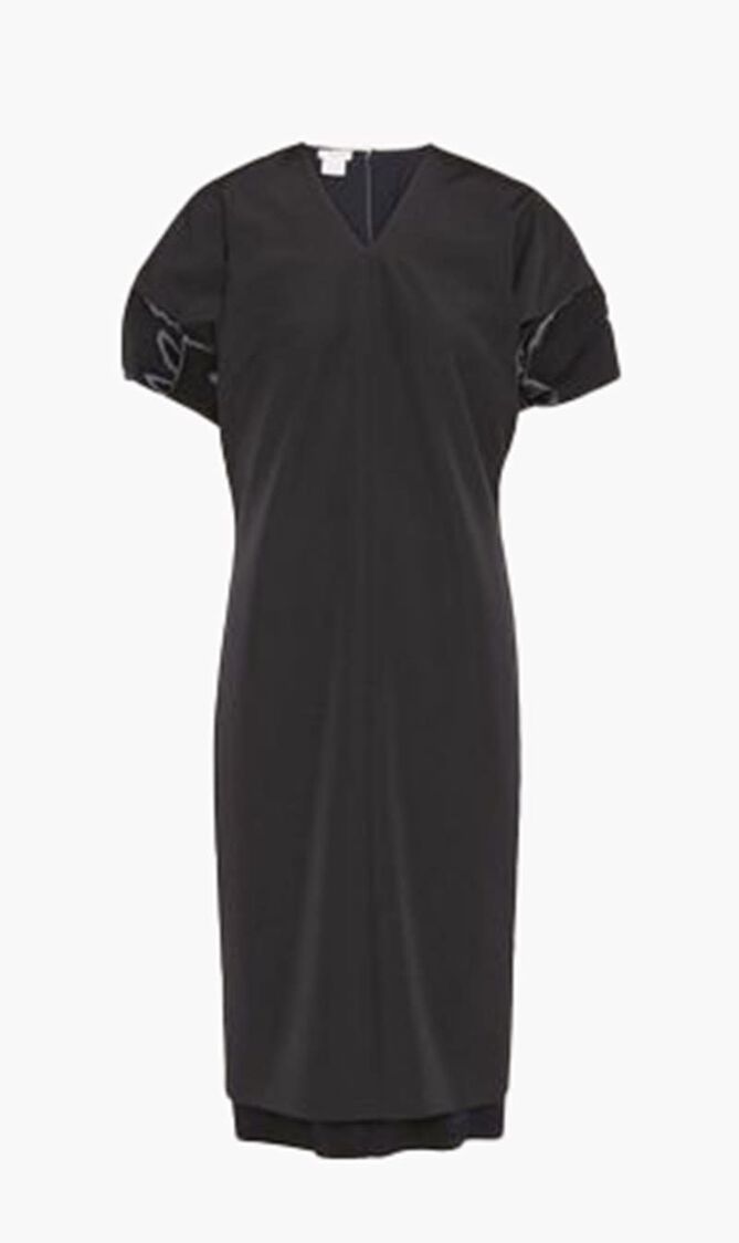 CL3964 WOOL SUITINGLONG DRESS
