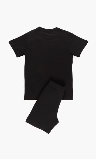 Adam Solid Jersey T-shirt and Shorts Set