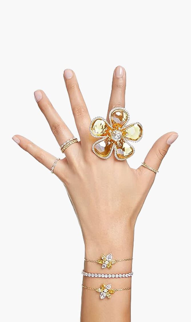 SJC FLORERE RING L YEL/GOS 55 MM