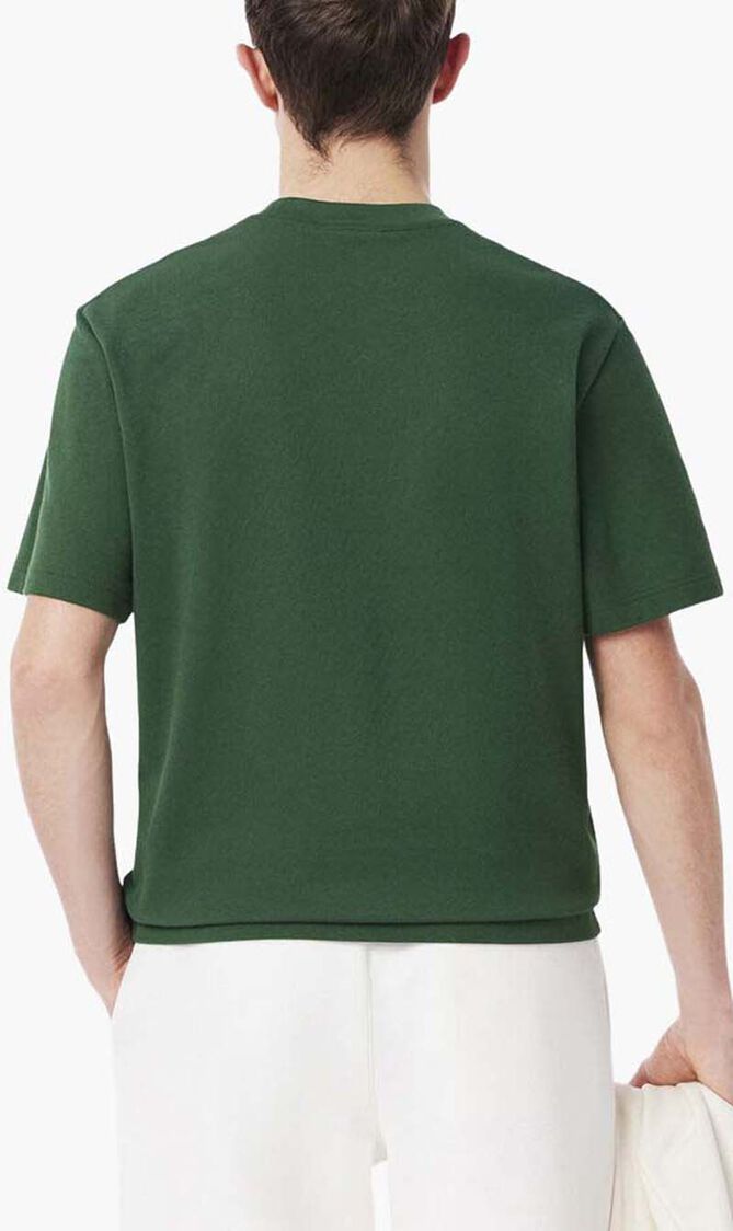Embroidered Badge Pique T-shirt
