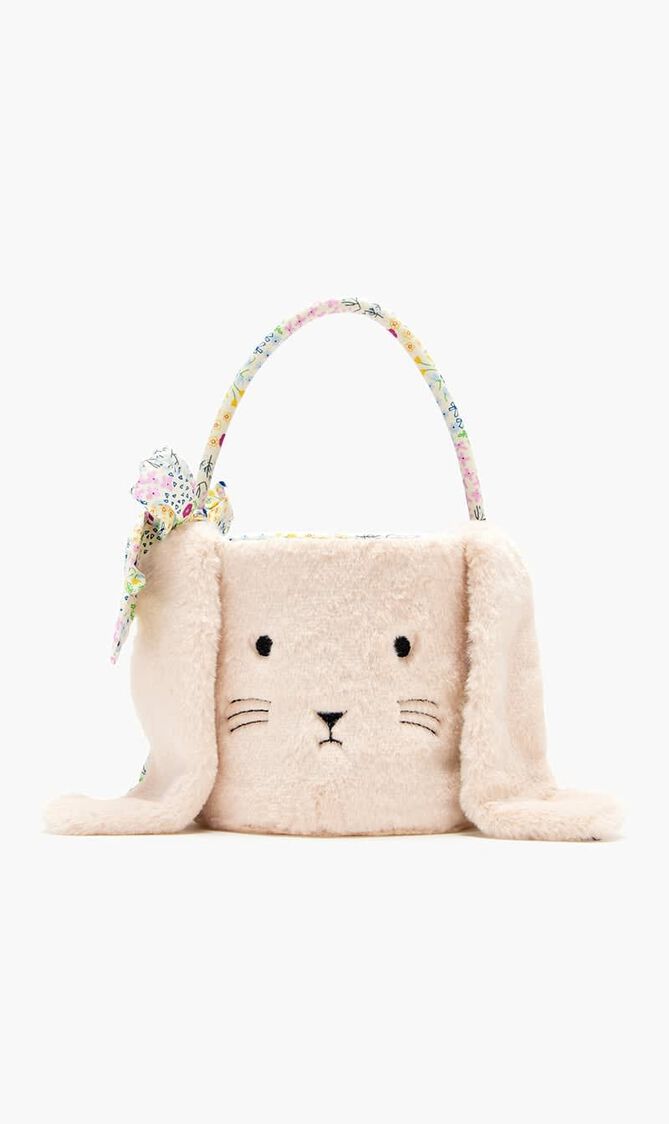 Fluffy Easter Basket Bag