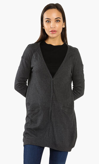 Cotton Heather Cardigan