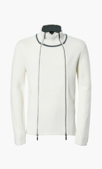 Double Zipper Cardigan