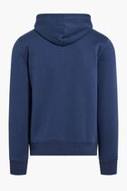 Logo Tape Cotton Blend Zip-Up Hoodie