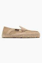 Logo Suede Espadrilles