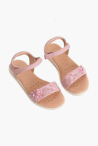 Karly Lace Embellished Sandals
