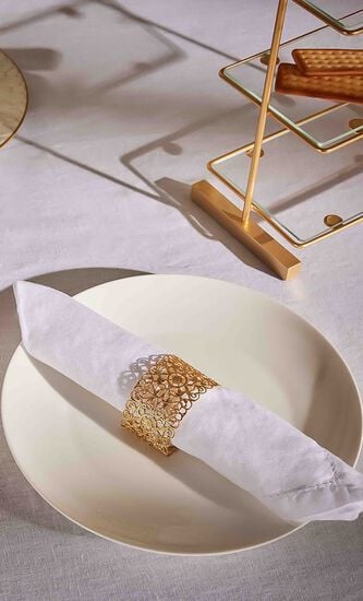 Venice Napkin Ring Gold Set Of 4