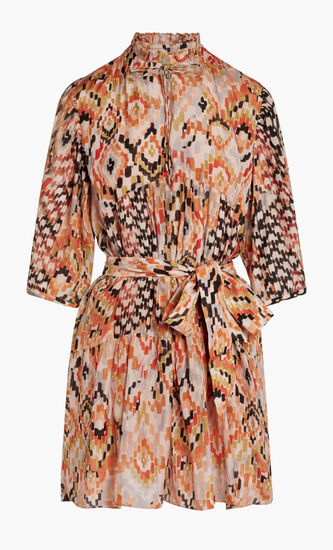 YINDI SILK MINI DRESS