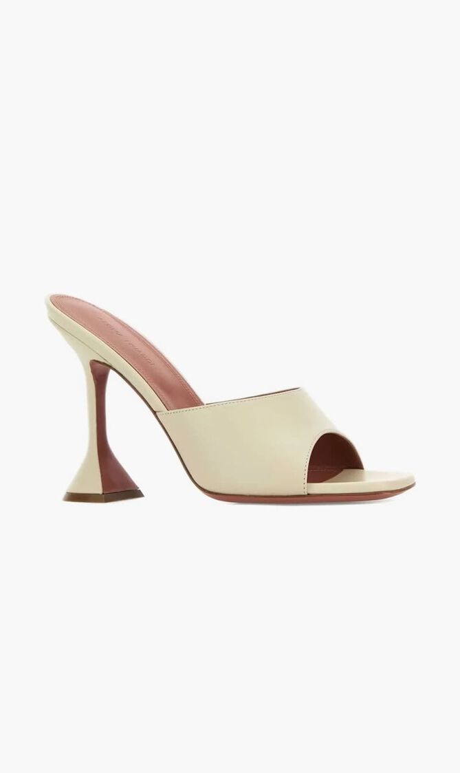 LUPITA SLIPPER OSTRICH SUNSHINE 95 MM CL HEEL