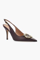 Maxi Gancini Slingback Pumps