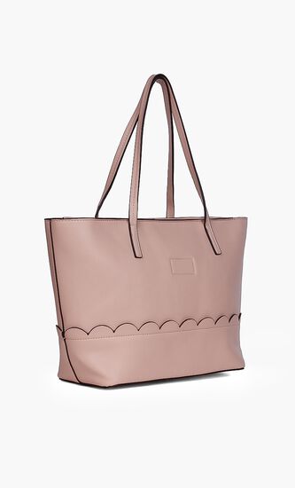 Solid Leather Tote Bag