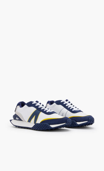 L-spin Deluxe Leather And Corduroy Trainers