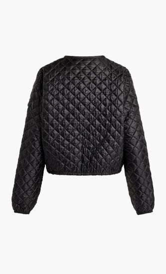 Quilted Satin Cire Jacket