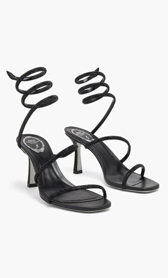 BLACK SATINJET STRASS