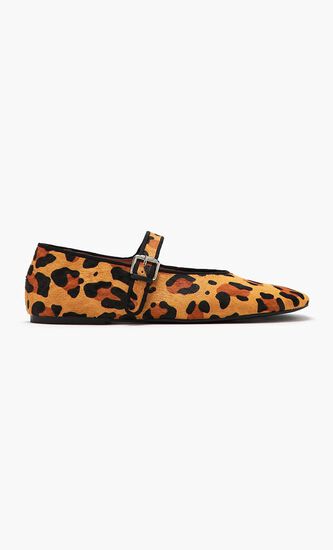 Meadow Leopard Mary Janes