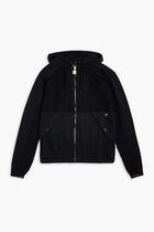 Seppi Pinstripe Print Back Hoodie