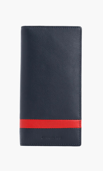 Stars Leather Long Wallet