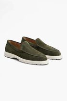 Suede Slipper Loafers