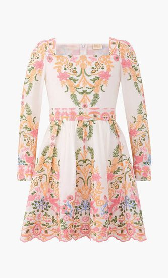 Lyla Embroidered Mini Dress