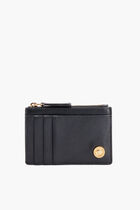 CARD HOLDER ZIPPED TRIBUTE MEDUSA COIN VITELLO SOLID
