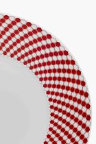 Madison 6 Dessert Plate Round Red 21cm