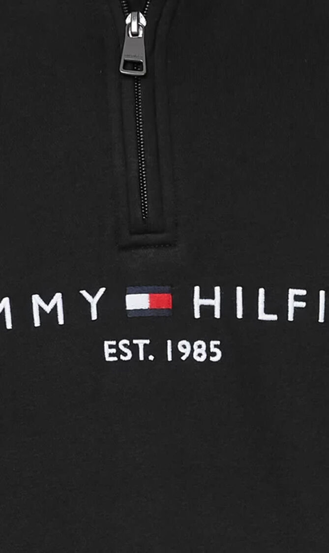 TOMMY LOGO MOCKNECK
